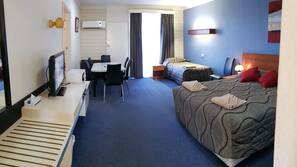 In-room safe, iron/ironing board, cots/infant beds, free WiFi