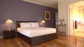 Premium bedding, pillowtop beds, free WiFi, linens