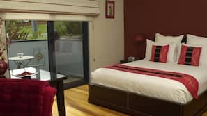 Premium bedding, pillowtop beds, free WiFi, linens