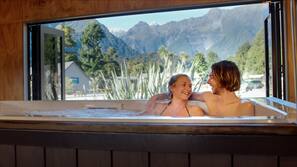 Indoor spa bath