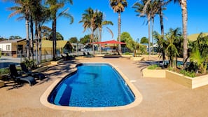 3 outdoor pools