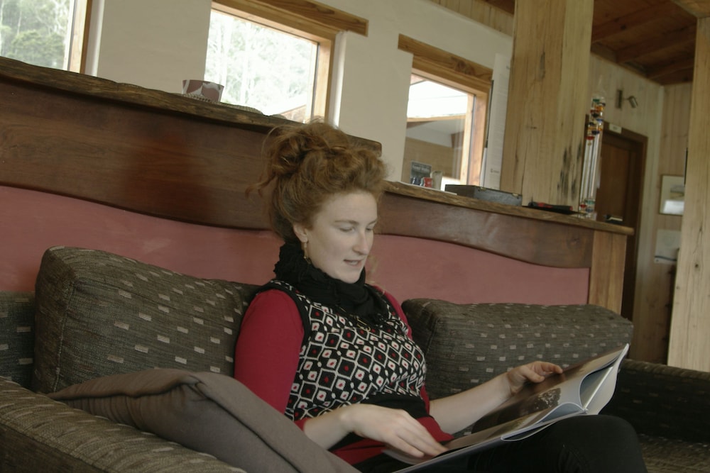 Lobby sitting area, Forest Walks Lodge