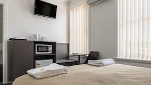 42-inch flat-screen TV with digital channels, TV