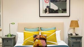 Premium bedding, in-room safe, individually decorated