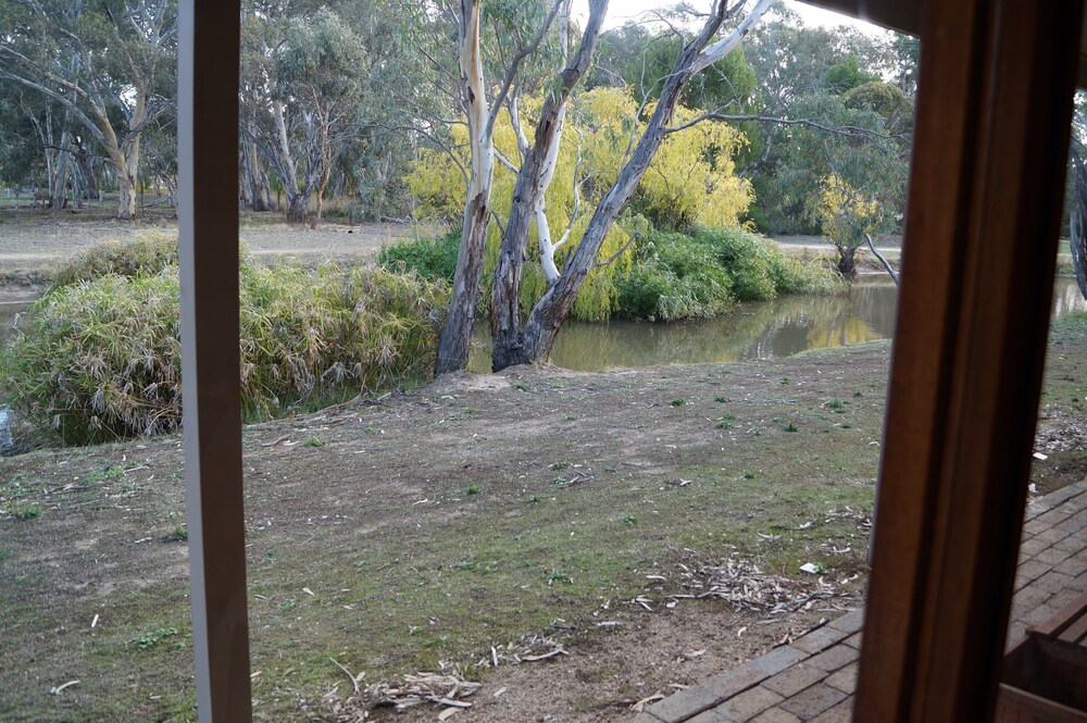 View from room, Magdala Motor Lodge & Lakeside Restaurant