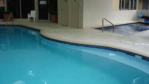 Indoor pool, outdoor pool