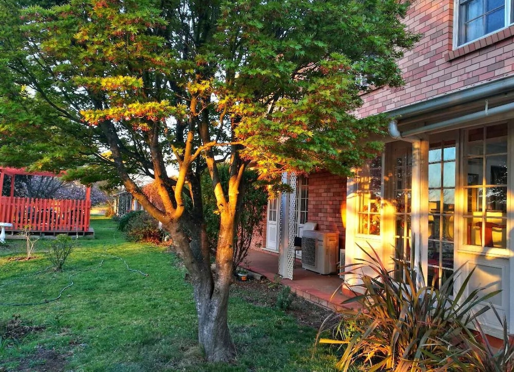 Front of property - evening/night, Poplars at Mittagong