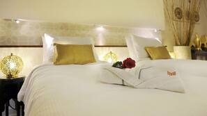 Minibar, in-room safe, free cots/infant beds, free WiFi