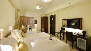 Minibar, in-room safe, free cots/infant beds, free WiFi