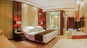 In-room safe, desk, blackout curtains, iron/ironing board