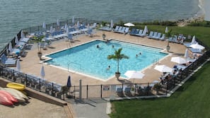 Indoor pool, seasonal outdoor pool, pool cabanas (surcharge)