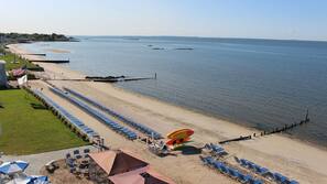 Private beach, beach cabanas, sun-loungers, beach umbrellas