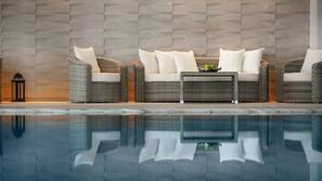 Indoor pool, outdoor pool