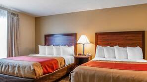 Desk, iron/ironing board, free WiFi, linens