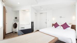 In-room safe, desk, laptop workspace, iron/ironing board