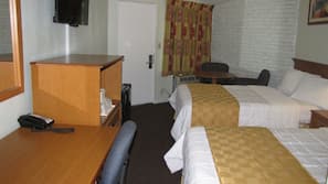 Desk, iron/ironing board, rollaway beds, free WiFi