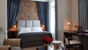 Minibar, in-room safe, blackout curtains, soundproofing