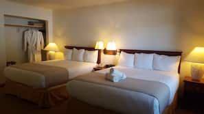 Desk, iron/ironing board, free WiFi, linens