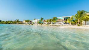 Private beach, white sand, scuba diving, kayaking