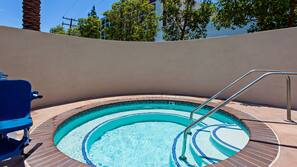 Outdoor pool, open 8:00 AM to 10:00 PM, free cabanas