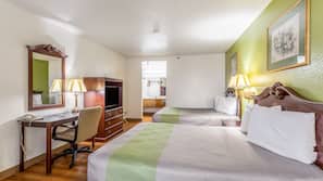 Soundproofing, WiFi, linens, wheelchair access