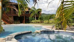 Indoor pool, outdoor pool