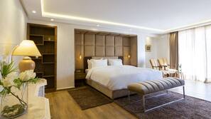Premium bedding, memory foam beds, in-room safe, individually decorated