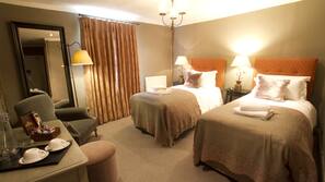 Premium bedding, individually decorated, individually furnished, desk