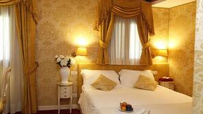 Biancheria da letto di alta qualità, minibar, una cassaforte in camera