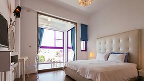 Desk, blackout drapes, free cribs/infant beds, free WiFi