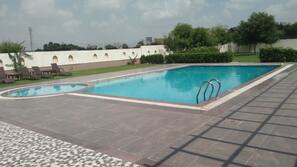 Seasonal outdoor pool