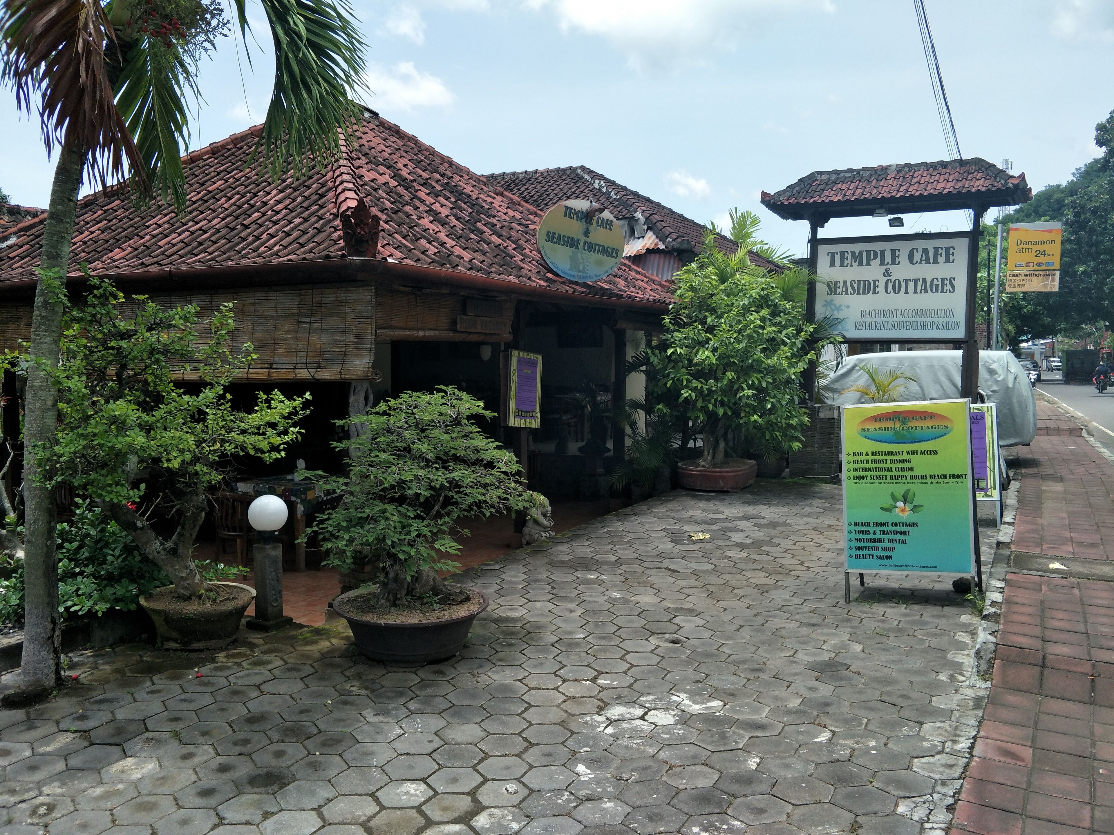 Temple Cafe & Seaside Cottages in Candidasa, Indonesia