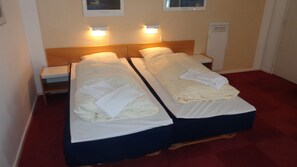 Individually furnished, desk, free cribs/infant beds, rollaway beds