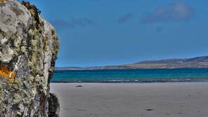 Private beach, white sand, snorkelling, beach yoga