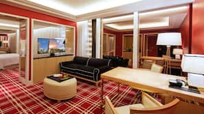 Premium bedding, minibar, in-room safe, desk