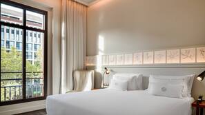 Premium bedding, minibar, in-room safe, desk