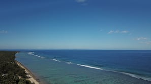 Private beach, white sand