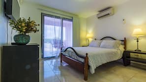 1 dormitorio, ropa de cama de alta calidad, caja fuerte