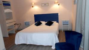 Bureau, chambres insonorisées, lits bébé (gratuits), Wi-Fi gratuit