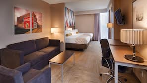 Pillowtop beds, in-room safe, desk, iron/ironing board