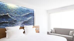 Hochwertige Bettwaren, Minibar, Zimmersafe, kostenloses WLAN