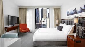 Frette Italian sheets, premium bedding, minibar, in-room safe