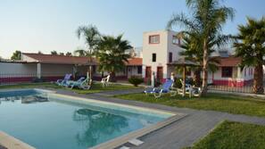 Indoor pool, 2 outdoor pools, pool umbrellas, sun loungers