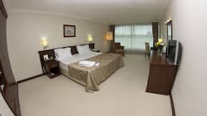 Premium bedding, minibar, in-room safe, free cots/infant beds