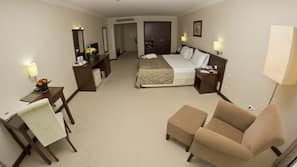 Premium bedding, minibar, in-room safe, free cots/infant beds