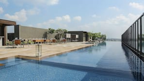 Rooftop pool