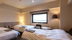 Premium bedding, free WiFi, linens