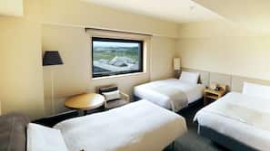 Premium bedding, free WiFi, linens