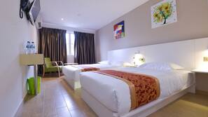 Premium bedding, in-room safe, desk, blackout curtains