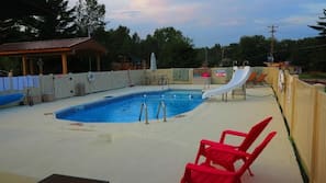 Seasonal outdoor pool